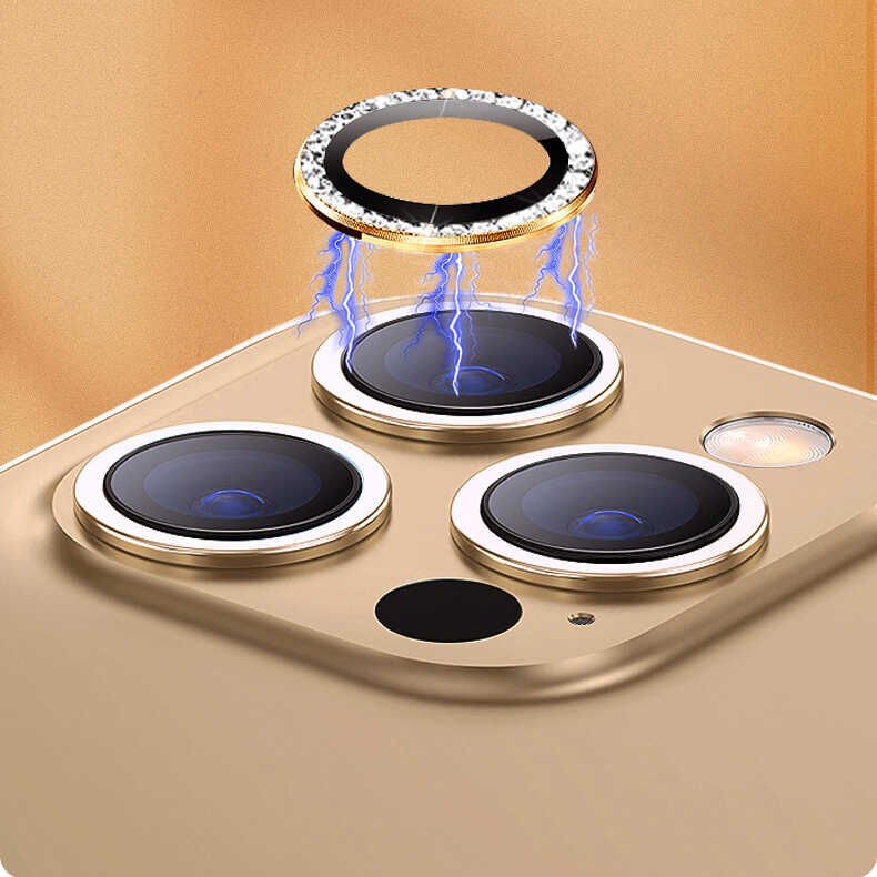 Apple iPhone 15 Pro HEPTEKİLETİŞİM CL-06 Kamera Lens Koruyucu