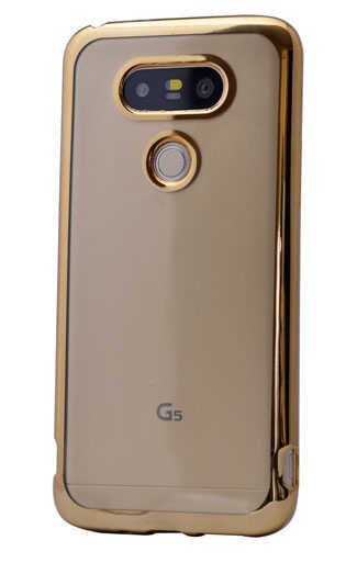 LG G5 Kılıf HEPTEKİLETİŞİM Lazer Kaplama Silikon