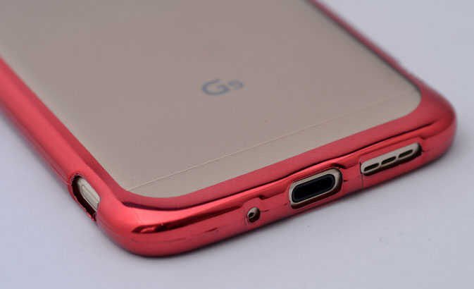 LG G5 Kılıf HEPTEKİLETİŞİM Lazer Kaplama Silikon
