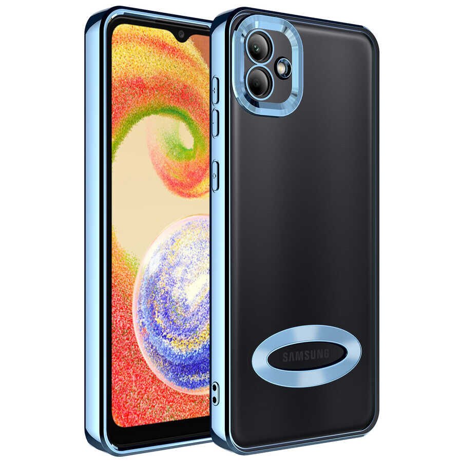 Samsung Galaxy A03 Kılıf Kamera Korumalı Logo Gösteren HEPTEKİLETİŞİM Omega Kapak