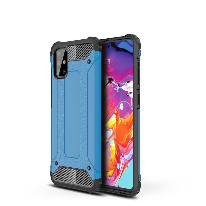 Samsung Galaxy A71 Kılıf HEPTEKİLETİŞİM Crash Silikon Kapak
