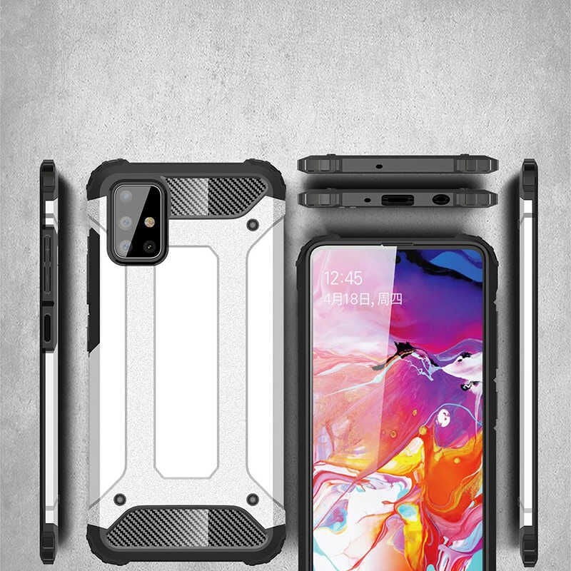 Samsung Galaxy A71 Kılıf HEPTEKİLETİŞİM Crash Silikon Kapak