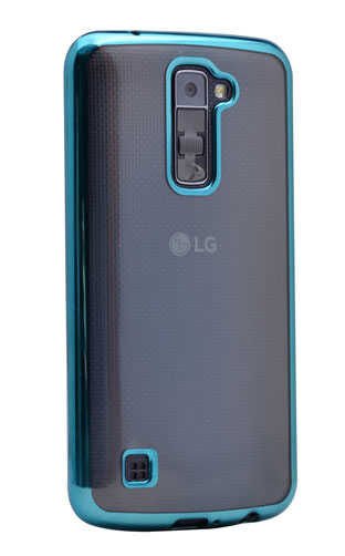 LG K8 Kılıf HEPTEKİLETİŞİM Lazer Kaplama Silikon