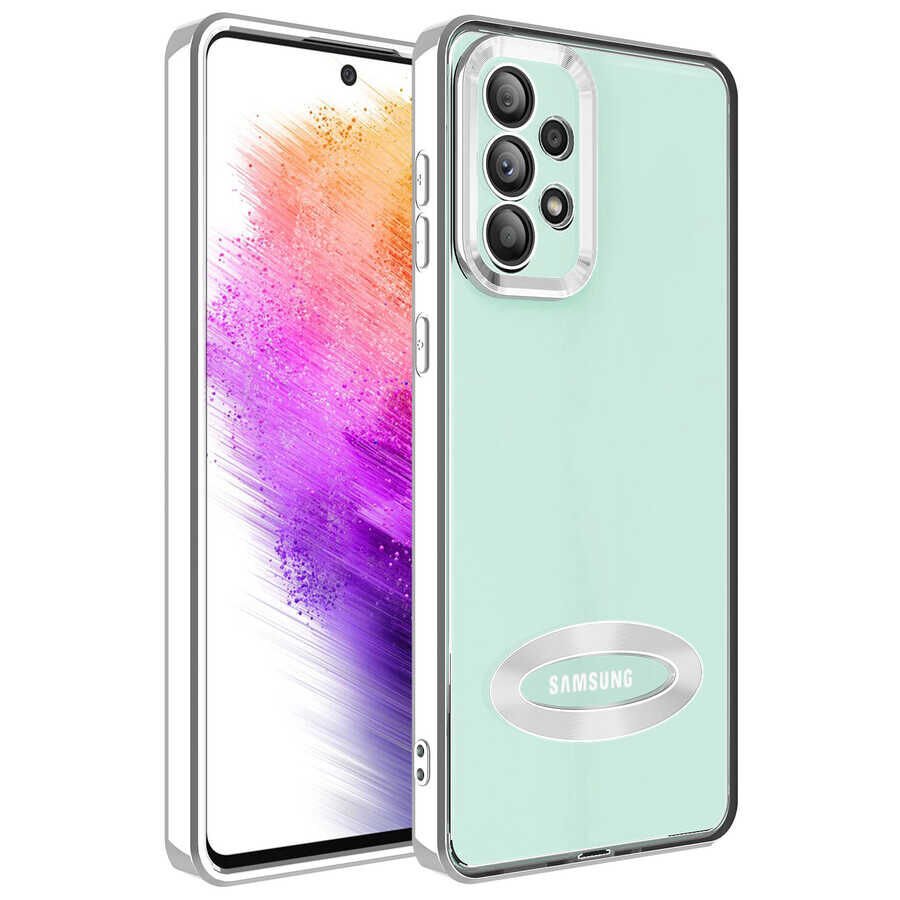 Samsung Galaxy A32 4G Kılıf Kamera Korumalı Logo Gösteren HEPTEKİLETİŞİM Omega Kapak
