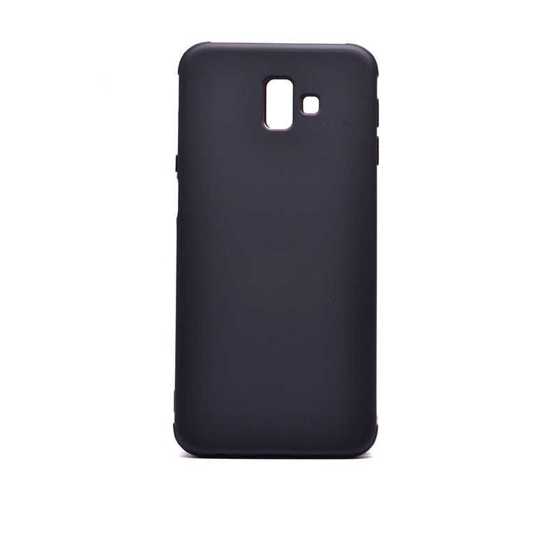 Samsung Galaxy J6 Plus Sililkon Mat Soft Yüzeyli Kapak (NEVA) Siyah