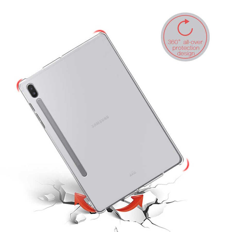Galaxy Tab S7 T870 Kılıf HEPTEKİLETİŞİM Tablet Süper Silikon Kapak