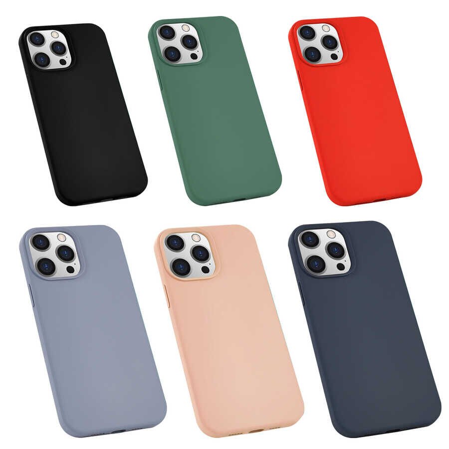 Apple iPhone 13 Pro Kılıf HEPTEKİLETİŞİM Silk Silikon