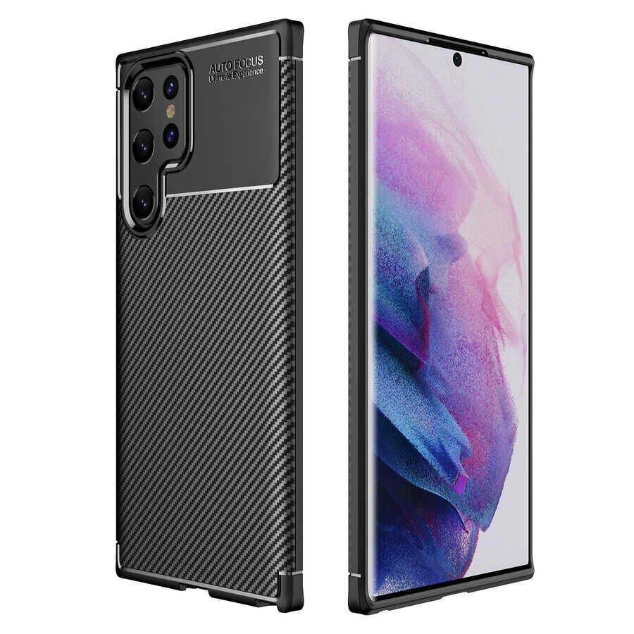 Samsung Galaxy S22 Ultra Kılıf HEPTEKİLETİŞİM Negro Silikon Kapak