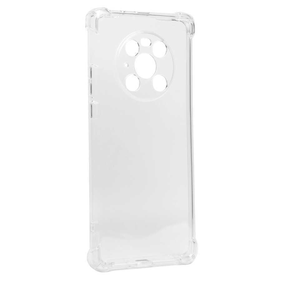 Huawei Mate 40 Pro Kılıf Antishock Darbe Emici Kamera Korumalı Şeffaf Silikon Kapak(K-ANTİ) Renksiz