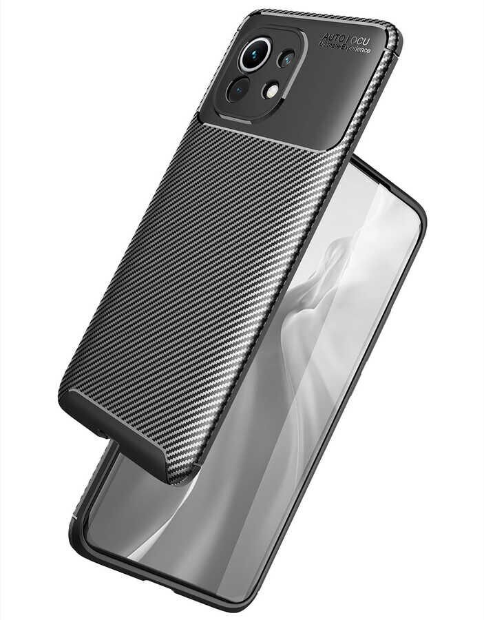 Xiaomi Mi 11 Kılıf HEPTEKİLETİŞİM Negro Silikon Kapak