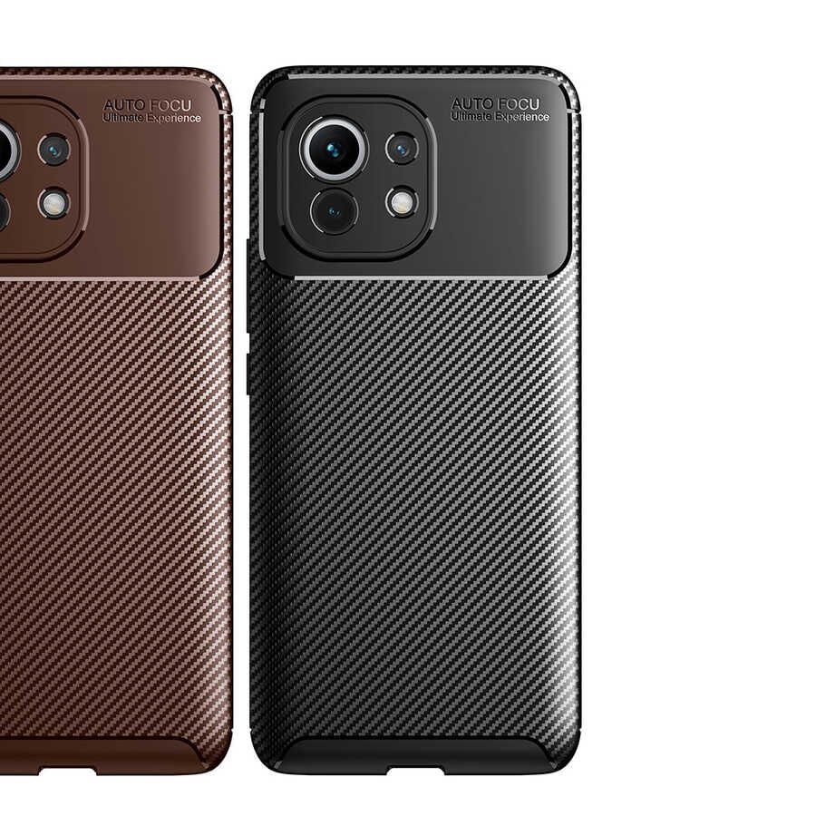 Xiaomi Mi 11 Kılıf HEPTEKİLETİŞİM Negro Silikon Kapak