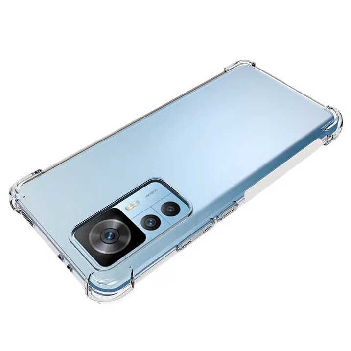 Xiaomi Mi 12T Şeffaf Kılıf Köşelerde Darbelere Karşı Ultra Kalınlık (ANTİSHOCK) Renksiz
