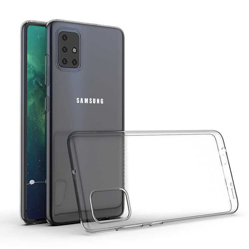 Samsung Galaxy A51 Kılıf HEPTEKİLETİŞİM Süper Silikon Kapak
