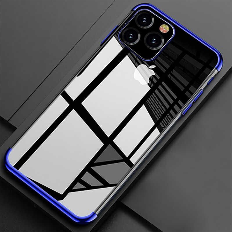 Apple iPhone 11 Pro Kılıf HEPTEKİLETİŞİM Dört Köşeli Lazer Silikon Kapak