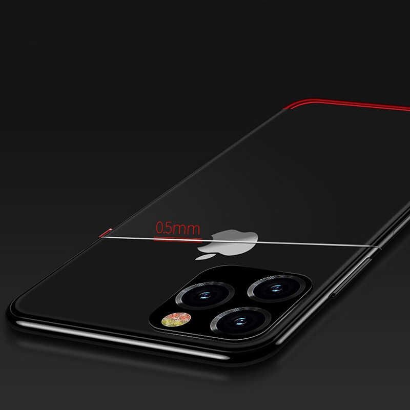 Apple iPhone 11 Pro Kılıf HEPTEKİLETİŞİM Dört Köşeli Lazer Silikon Kapak