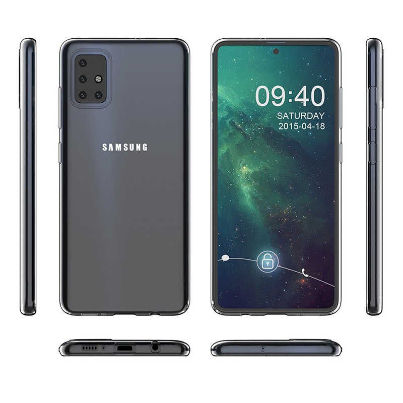 Samsung Galaxy A71 Kılıf HEPTEKİLETİŞİM Süper Silikon Kapak