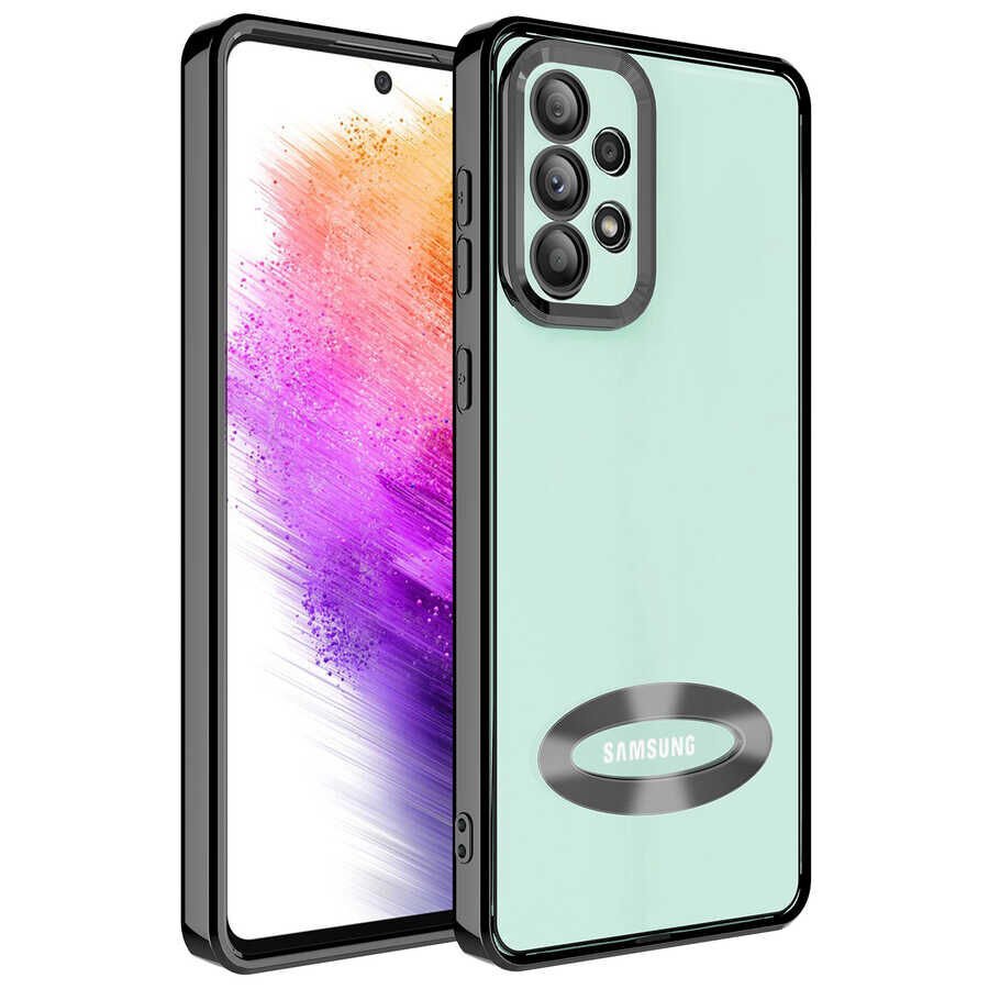 Samsung Galaxy A73 Kılıf Kamera Korumalı Logo Gösteren HEPTEKİLETİŞİM Omega Kapak
