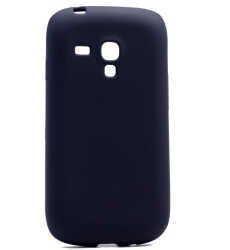 Samsung Galaxy S3 Mini Kılıf Yumuşak Dokulu Soft Esnek İnce Mat Renkli Silikon Kapak (PREMİER) Rose Gold