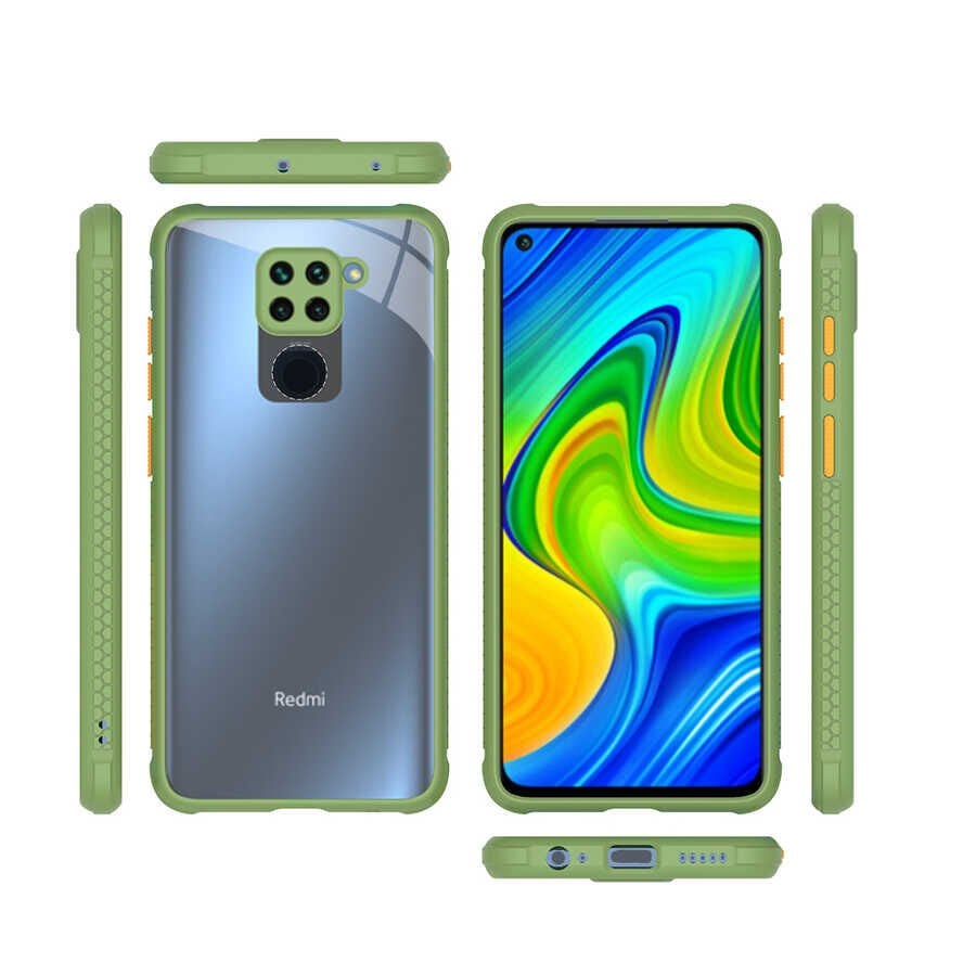 Xiaomi Redmi Note 9 Kılıf ​​HEPTEKİLETİŞİM Kaff Kapak