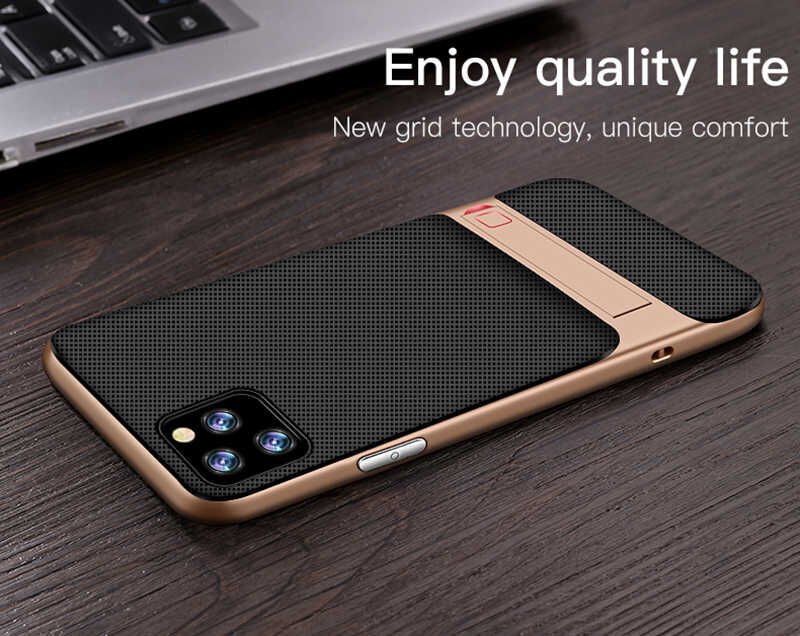 Apple iPhone 11 Pro Max Kılıf HEPTEKİLETİŞİM Standlı Verus Kapak