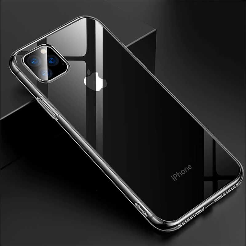 Apple iPhone 11 Pro Max Kılıf HEPTEKİLETİŞİM Ultra ince Silikon Kapak 0.2 mm