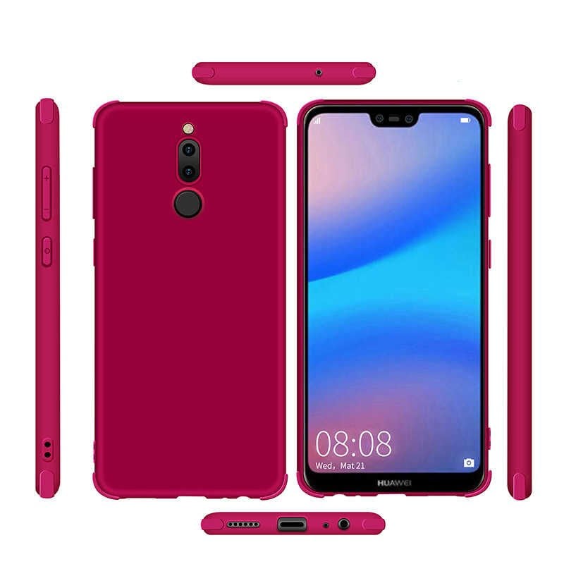 Huawei Mate 10 Lite Sililkon Mat Soft Yüzeyli Kapak (NEVA) Pembe