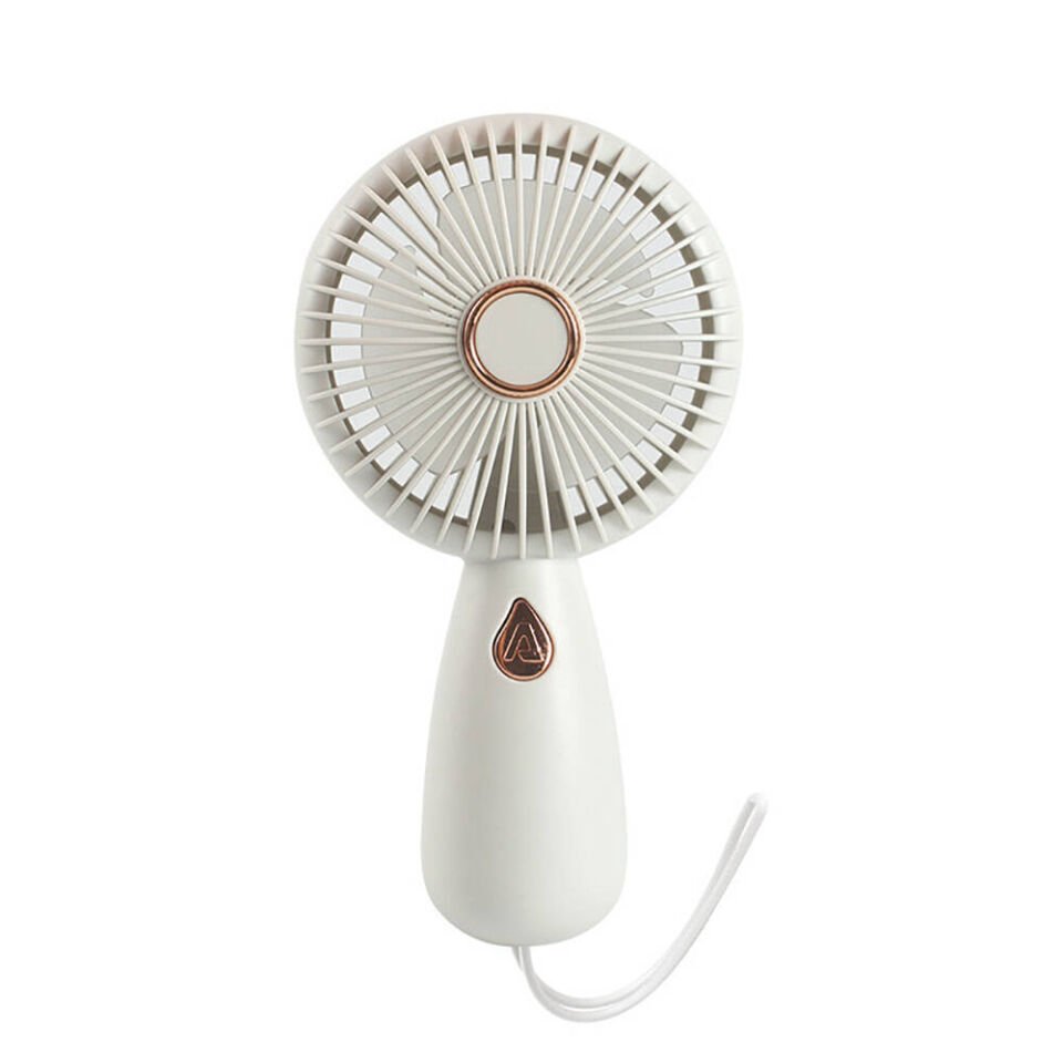 Mini Vantilatör Portatif Soğutucu Fan (ZB103) Krem
