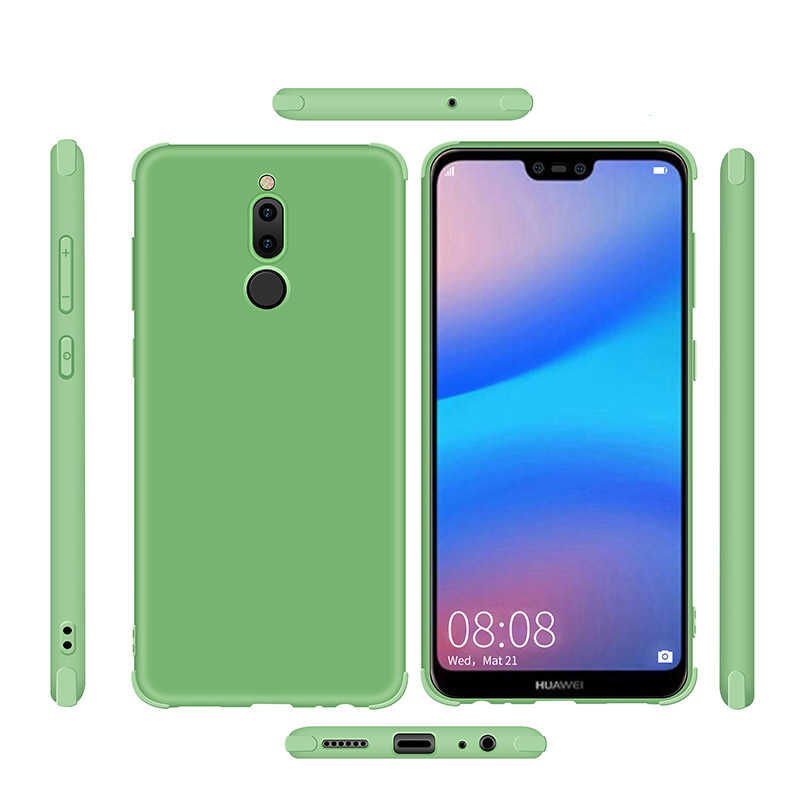 Huawei Mate 10 Lite Sililkon Mat Soft Yüzeyli Kapak (NEVA) Yeşil