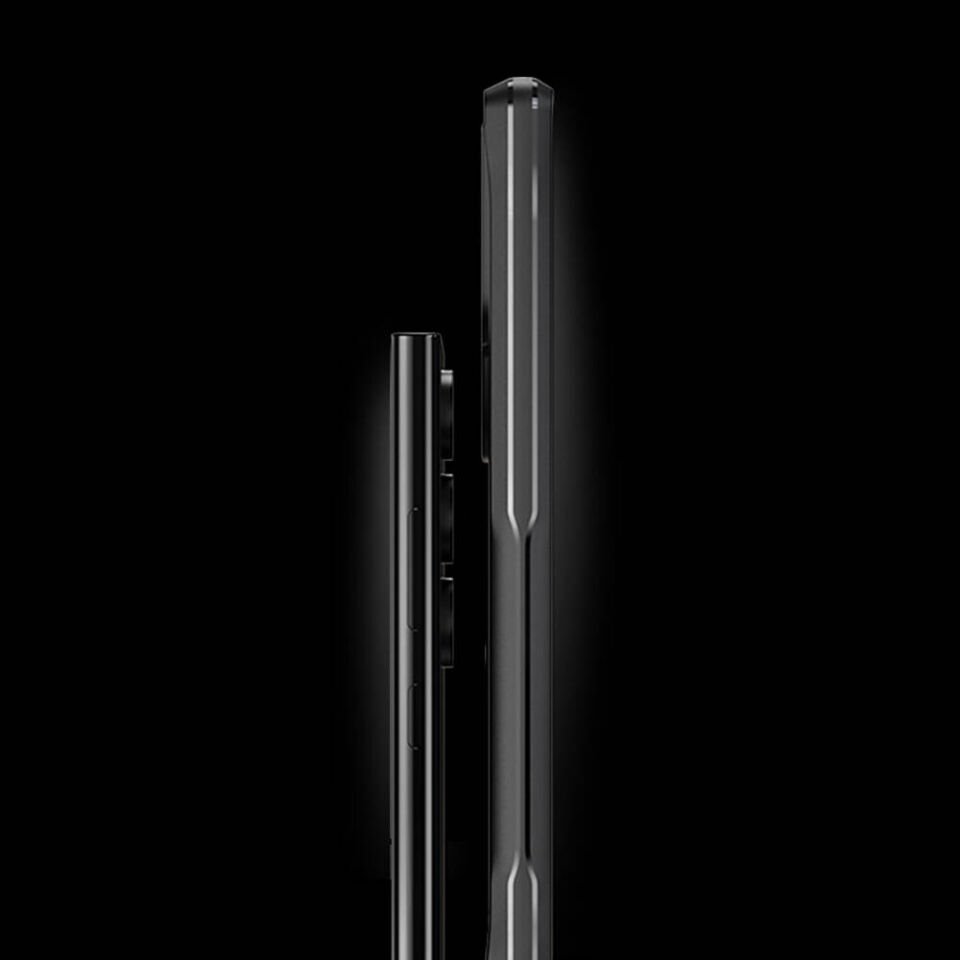 Samsung Galaxy S24 Ultra Kılıf Şeffaf Sert PC Arka Yüzey Tasarımlı HEPTEKİLETİŞİM Edo Kapak