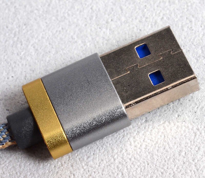 Poro Micro Usb Kablo 1M Siyah-Gold
