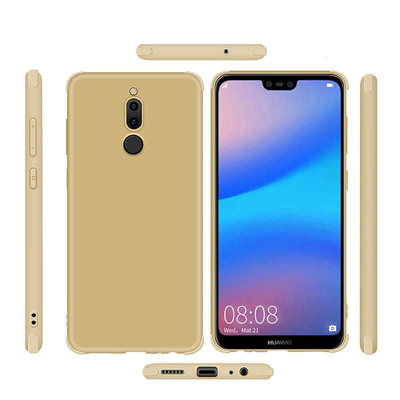 Huawei Mate 10 Lite Sililkon Mat Soft Yüzeyli Kapak (NEVA) Siyah