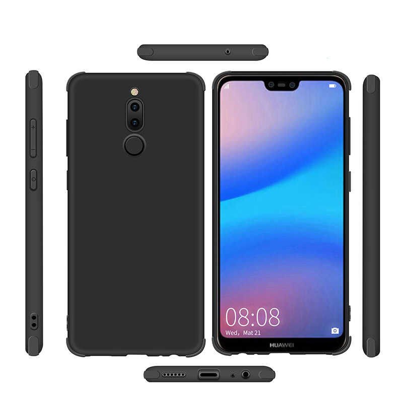 Huawei Mate 10 Lite Sililkon Mat Soft Yüzeyli Kapak (NEVA) Siyah
