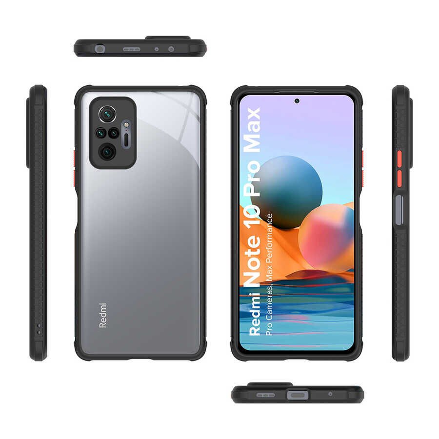 Xiaomi Redmi Note 10 Pro Kılıf ​​HEPTEKİLETİŞİM Kaff Kapak