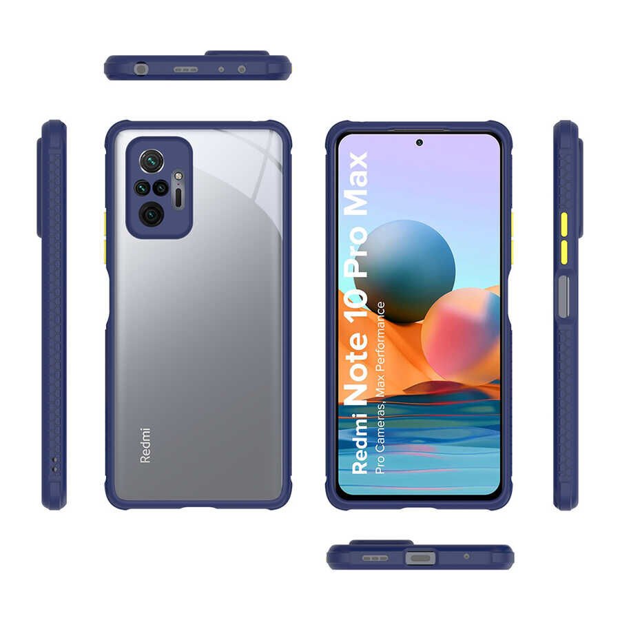 Xiaomi Redmi Note 10 Pro Kılıf ​​HEPTEKİLETİŞİM Kaff Kapak