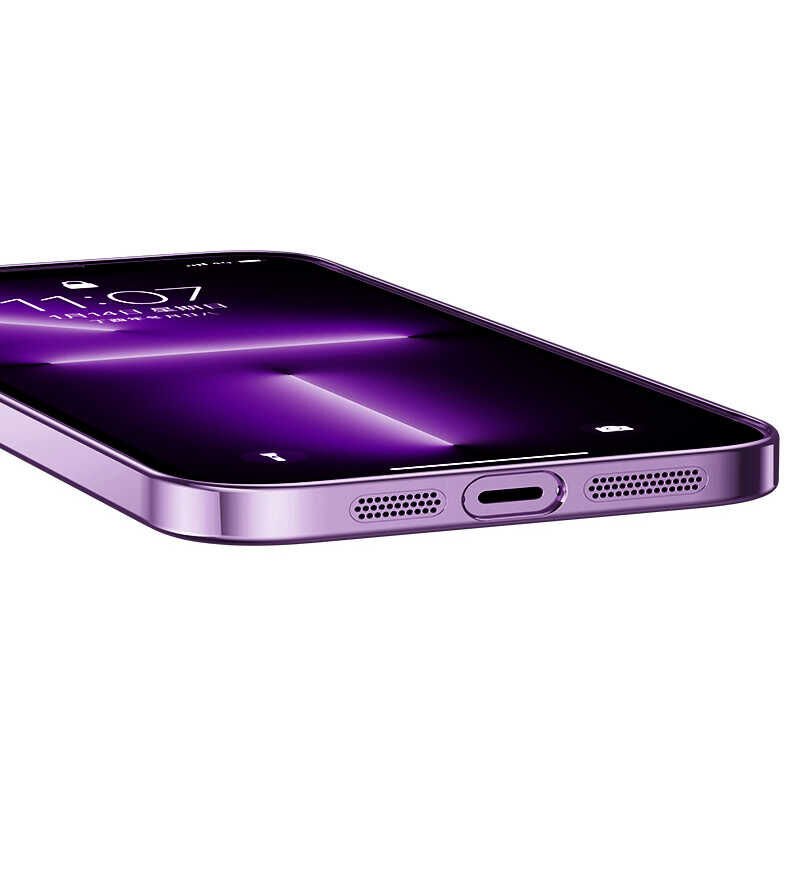 Apple iPhone 14 Pro Kılıf Wireless Şarj Özellikli Sert PC HEPTEKİLETİŞİM Riksos Magsafe Kapak