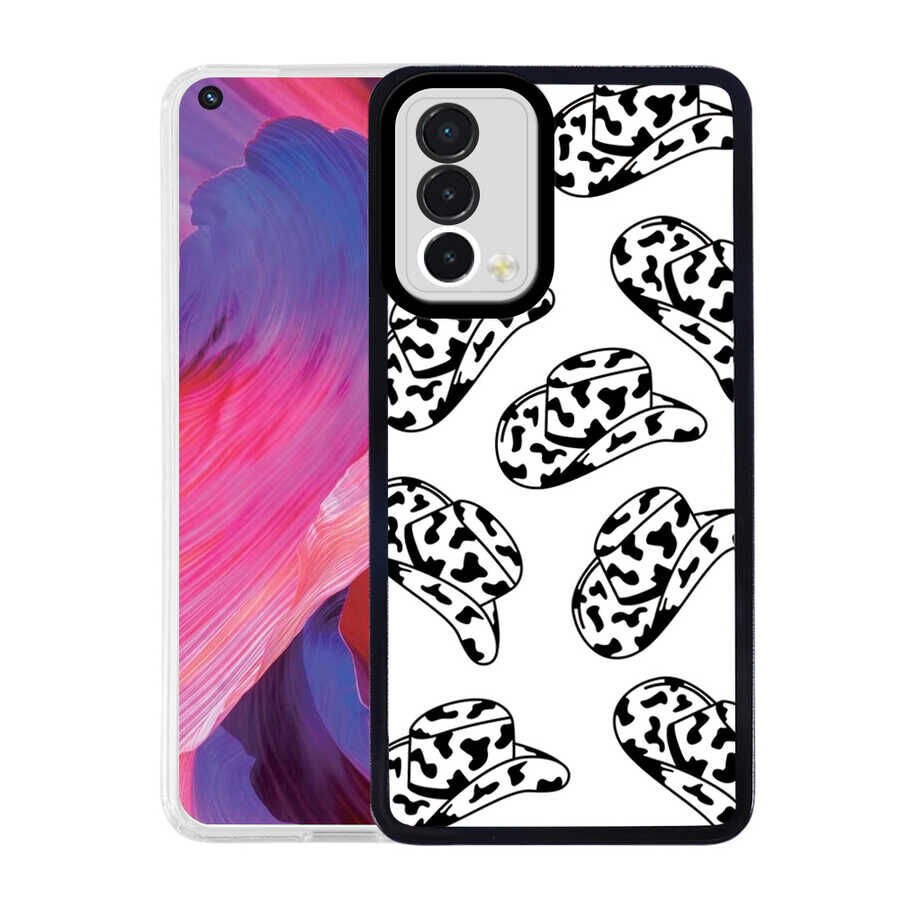 Oppo A74 4G Kılıf HEPTEKİLETİŞİM M-Fit Desenli Kapak