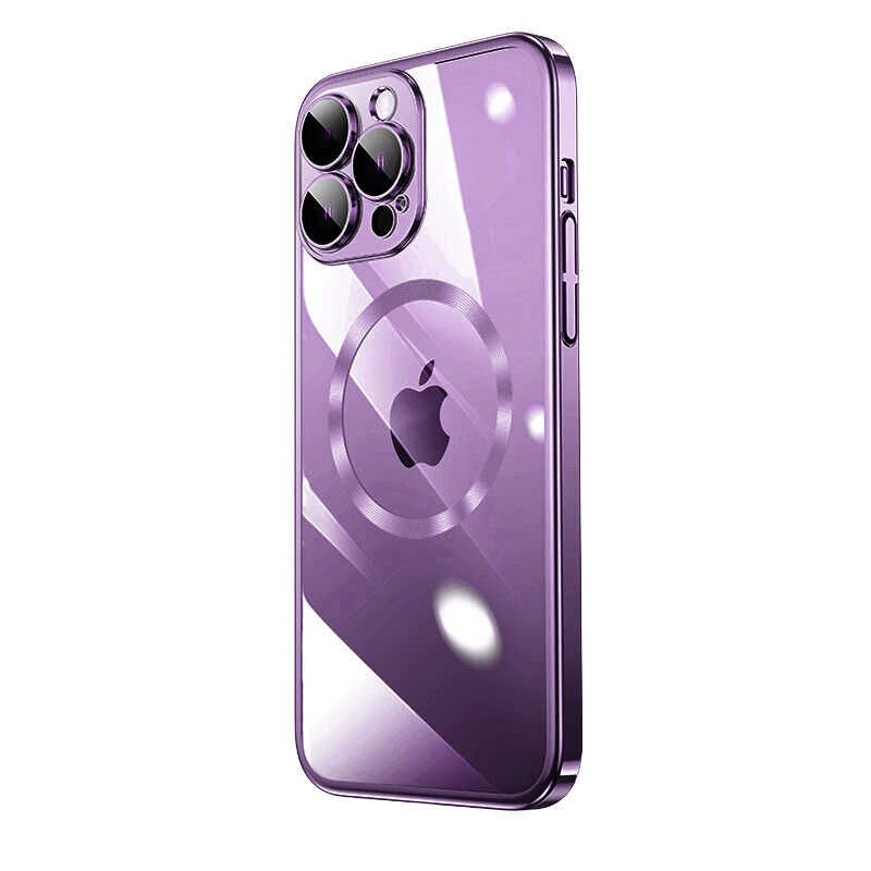 Apple iPhone 14 Pro Max Kılıf Wireless Şarj Özellikli Sert PC HEPTEKİLETİŞİM Riksos Magsafe Kapak