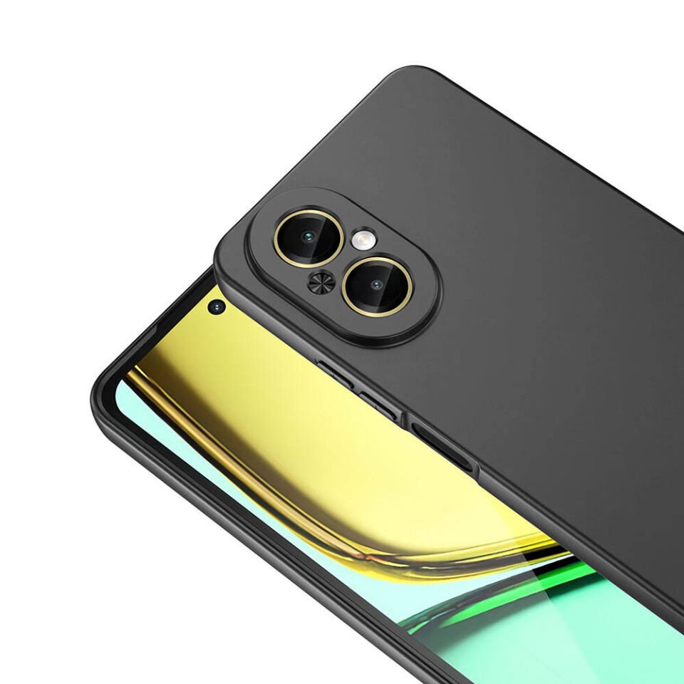 Realme 12 Lite Kılıf Kadife İç Yüzey Yumuşak Dokulu Kamera Korumalı Kapak (MARA) Lacivert