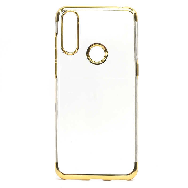 Alcatel 3X 2019 Kılıf HEPTEKİLETİŞİM Dört Köşeli Lazer Silikon Kapak