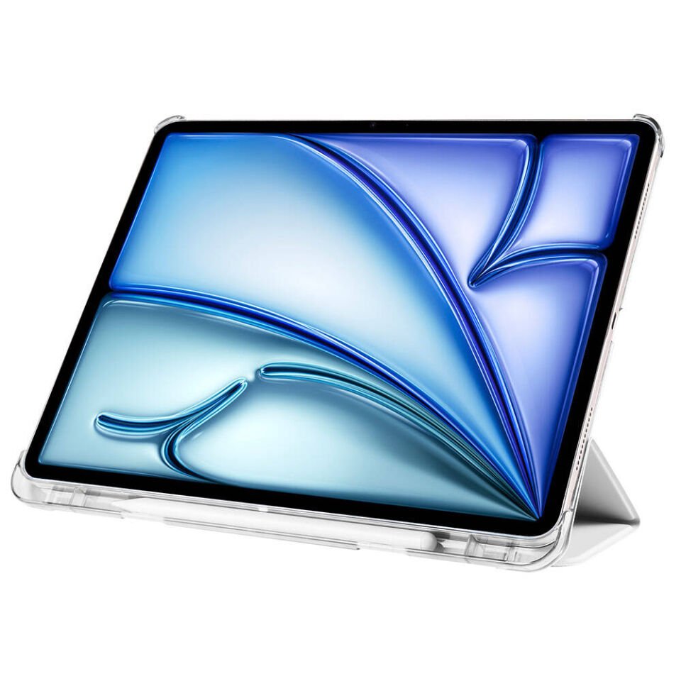 Apple iPad Pro 12.9 2020 (4.Nesil) HEPTEKİLETİŞİM Smart Cover Kalem Bölmeli Standlı 1-1 Kılıf