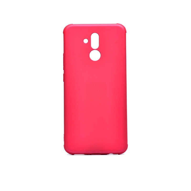 Huawei Mate 20 Lite Sililkon Mat Soft Yüzeyli Kapak (NEVA) Pembe