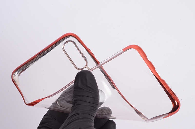 Samsung Galaxy A50 Kılıf HEPTEKİLETİŞİM Dört Köşeli Lazer Silikon Kapak