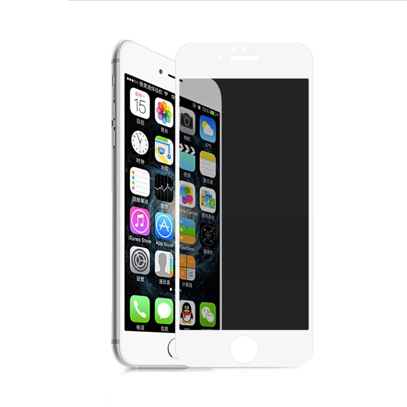 Apple iPhone 8 Plus HEPTEKİLETİŞİM Rika Premium Privacy Temperli Cam Ekran Koruyucu