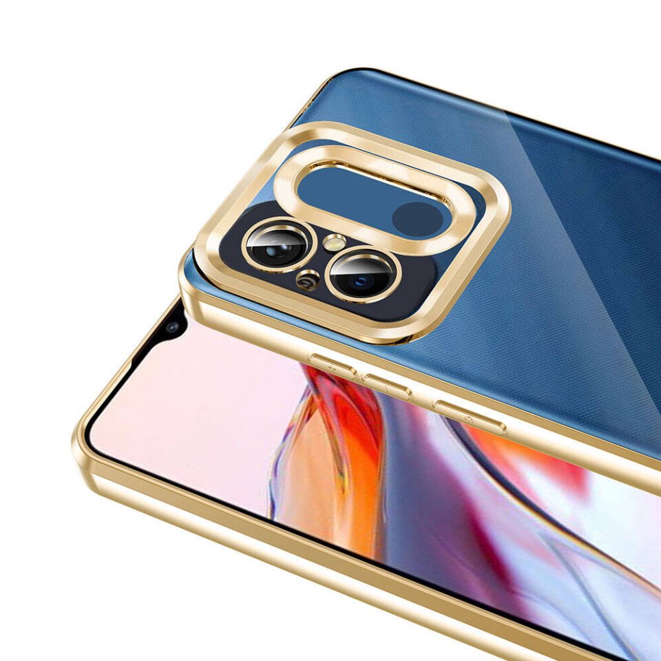 Xiaomi Redmi 12C Kılıf Kamera Korumalı Logo Gösteren HEPTEKİLETİŞİM Omega Kapak