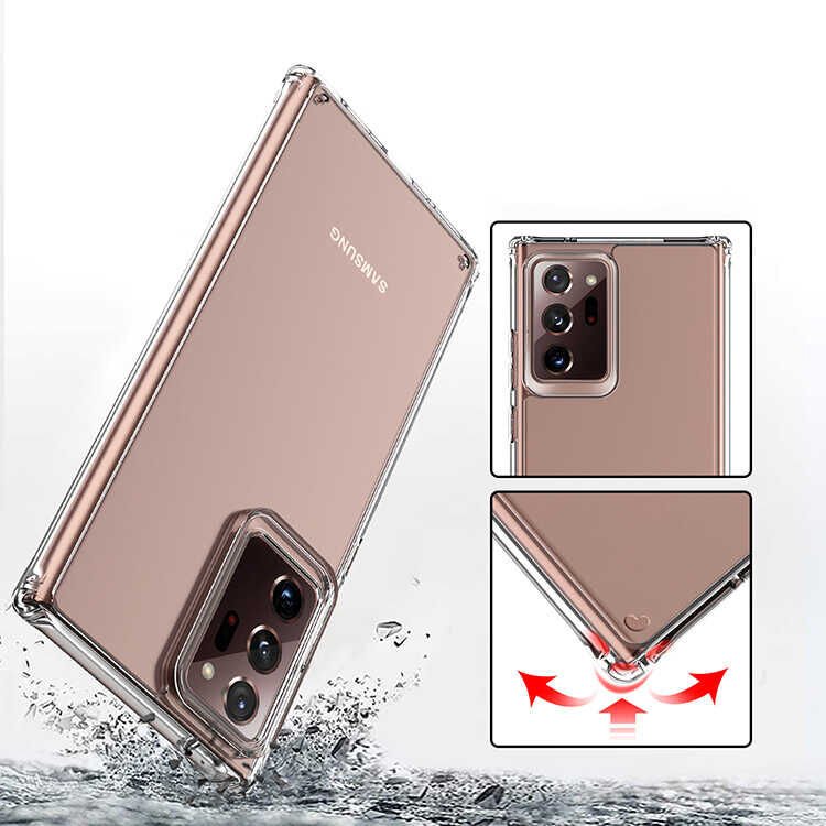 Samsung Galaxy Note 20 Ultra Kılıf HEPTEKİLETİŞİM 2mm Anti Shock Silikon
