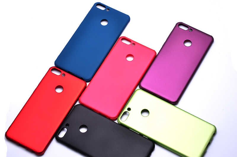 Huawei P Smart Sililkon Mat Soft Yüzeyli Kapak (NEVA) Siyah