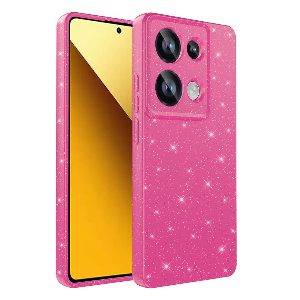 Xiaomi Redmi Note 13 Pro 4G Kılıf Kamera Korumalı Simli Lüks HEPTEKİLETİŞİM Koton Kapak
