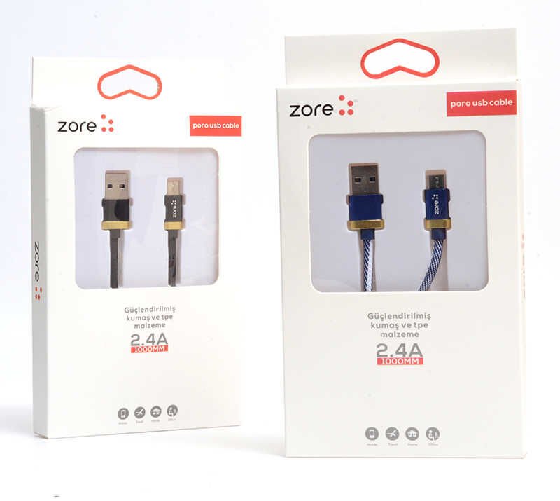 Poro Type-C Usb Kablo 1M Gold-Kırmızı