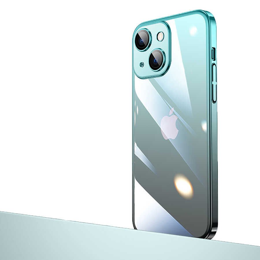 Apple iPhone 14 Plus Kılıf Parlak Renk Geçişli Kamera Korumalı HEPTEKİLETİŞİM Senkron Kapak