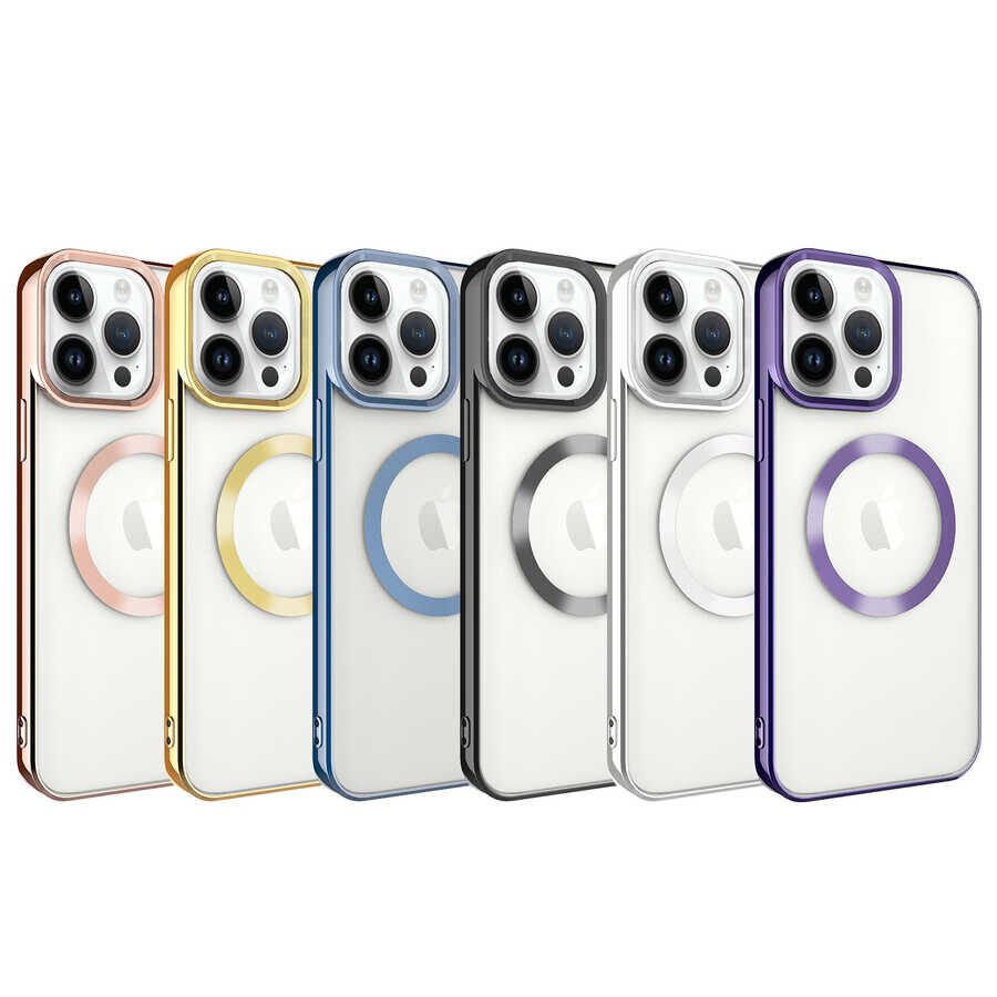 Apple iPhone 14 Pro Max Kılıf Magsafe Wireless Şarj Özellikli HEPTEKİLETİŞİM Setro Silikon